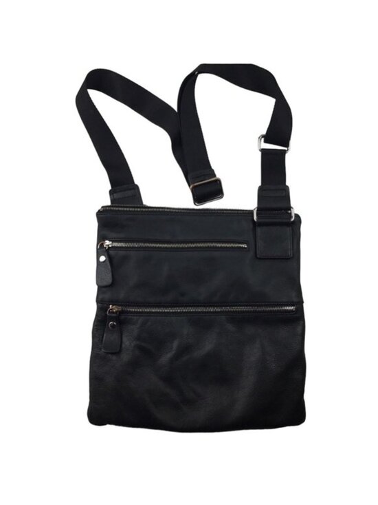 margot Handbags - Margot Black Leather Shoulder Bag - Buttery Soft